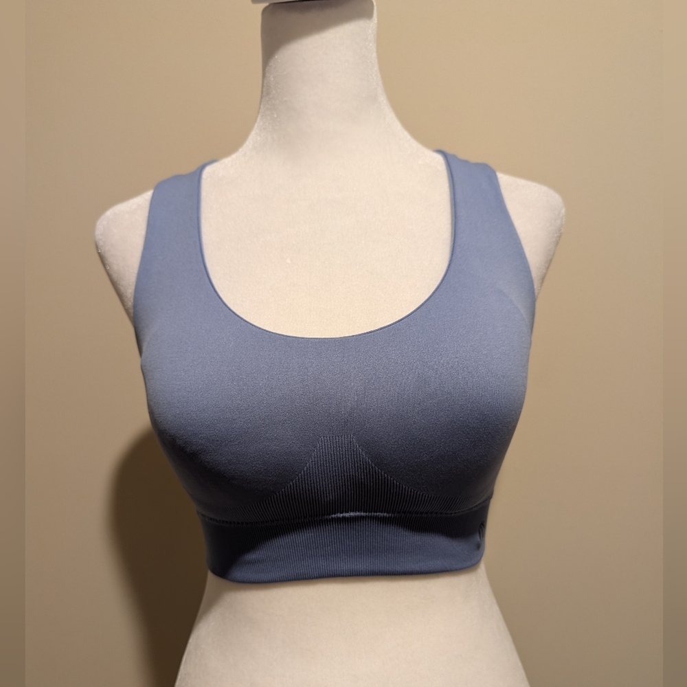 Marika sport Seamless Slate Blue Sports Bra